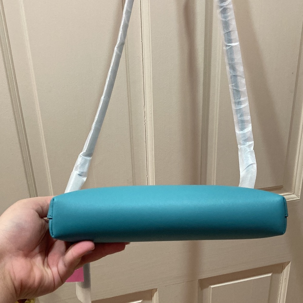 NWT Kate Spade Amy Ivy Street Tassel Stone Blue Crossbody Purse Bag - Picture 8 of 15